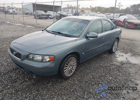 2002 Volvo S60 2.4T из США, поврежденный, VIN YV1RS58D822193120